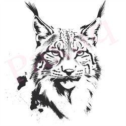 canada lynx svg, alert canada lynx svg, canada lynx vector cutfile png pdf for mugs, tattoos, stickers, clothes, festiva