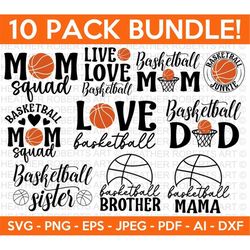Basketball SVG Bundle, Basketball Mom SVG, Basketball Fan SVG, Fan Shirt svg, Basketball Player, Sports svg, Cricut Cut