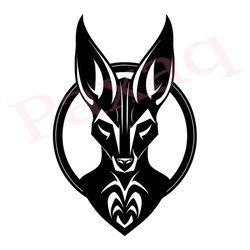 anubis svg, dangerous anubis vector, anubis vector cutfile png pdf svg jpg for mugs, tattoos, stickers, clothes