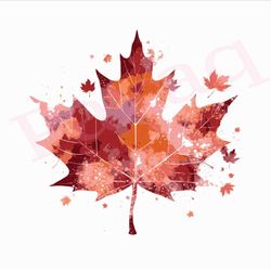 maple leaf svg, colorful maple leaf svg, maple leaf vector cutfile png pdf for mugs, tattoos, stickers, clothes, festiva