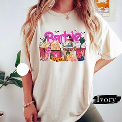 halloween barbi coffee tshirt, horror barbi shirt, halloween barbi ken movie tshirt, come on let's go