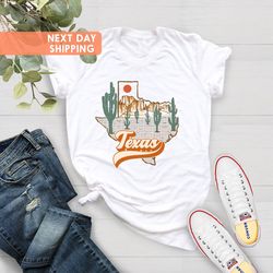 texas tee, texas t-shirt, texas vintage inspired cotton t-sh