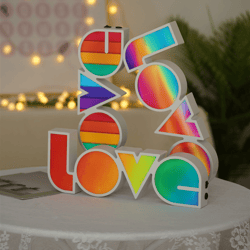 decorative lights proposal confession holiday arrangement english love letters led lights