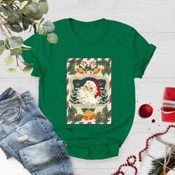 vintage santa shirt, vintage santa tarot card shirt, vintage