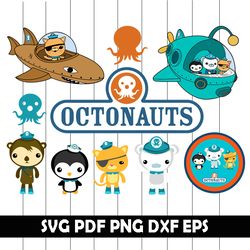 octonauts clipart, octonauts svg, octonauts png, octonauts dxf, octonauts eps, octonauts scrapbook, octonauts digitalart