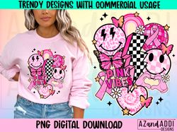 retro breast cancer png, breast cancer awareness sublimation