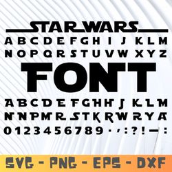 star wars font svg, star wars font alphabet, star wars font canva, star wars font png for cricut, star wars letters