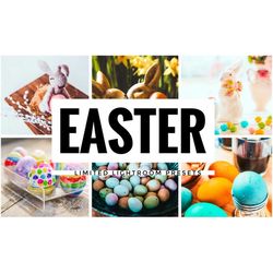 8 easter mobile presets, instagram influencer, lightroom presets, iphone presets, bright photography preset, color prese