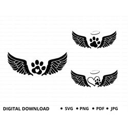 pet dog memorial svg, dog loss svg, paw print svg, pet memorial svg png, paw print vector cut file for cricut