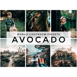 5 avocado mobile lightroom presets, mobile presets, blogger presets, instagram presets, lightroom presets, best presets,