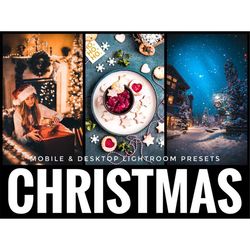 10 mobile lightroom presets, christmas presets, lightroom presets, holiday presets, blogger presets, travel presets, win