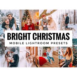 21 christmas mobile lightroom presets, mobile presets, winter presets, instagram presets, lightroom presets, best preset