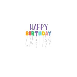happy birthday balloons balloons birthday birthday party - svg download file - plotter file - crafting - plotter - plott