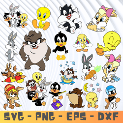 looney tunes silhouette svg , looney tunes character svg ,cartoon svg bundle, looney tunes cutting fil, layered files