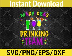 Mardi Gras Party Drinking Team Crawfish Carnival Parade Svg, Eps, Png, Dxf, Digital Download
