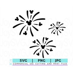 Mickey Mouse Fireworks T-shirt  SVG  Jpg | Disneyland World  Svg | Birthday t-Shirt  Svg | Mickey  Svg | Shirt Svg |  cr