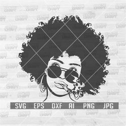 afro woman smoking joint svg | dopest black girl stencil | 420 cut file | weed shirt png | cannabis stencil | marijuana