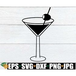 martini svg, dirty martini svg, dirty martini clipart, martini clipart, cocktail clipart, cocktail svg, alcohol clipart,