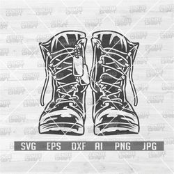 combat boot svg | combat boots cutfile | combat boots clipart | navy svg | veteran svg | army svg | soldier svg |veteran
