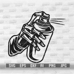 graffiti spraying svg | wall artist clipart | mural art cutfile | street art stencil | spray paint bottle dxf | sprayer