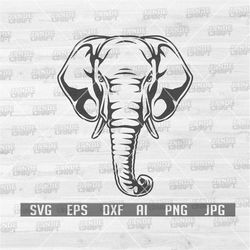 elephant head svg | wild life shirt png | circus animal stencil | zoo crew gift idea | safari keeper gifts | forest jung