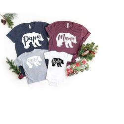 family bear shirts,bear family shirts,family bear tshirts, family bear matching shirt, mama bear shirt,papa bear shirts,