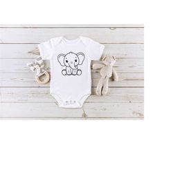 elephant baby shirt, baby elephant shirt, elephant family shirts, matching family shirts, elephant shirts, mama and baby