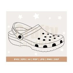 croc shoe svg, croc shoe png, croc shoe clipart, croc shoe vector,croc shoe silhouette,croc shoe jpg, croc shoe pdf, cro