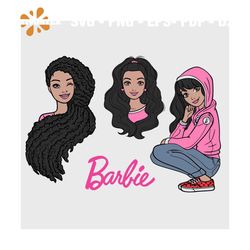 black barbie svg bundle, trending svg, barbie svg, black barbie sv, afro barbie svg, barbie doll svg, black barbie beaut