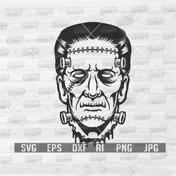 stitch zombie head svg | zombie svg | frankenstein svg | halloween svg | zombie clipart | zombie cutfile | frankenstein