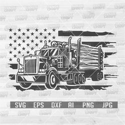 us logging truck svg | us logging svg | us truck svg | us log truck svg | us lumberjack svg | truck clipart | truck driv