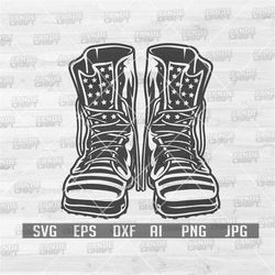 usa combat boots svg | combat boots svg | usa patriotic svg | usa flag svg | veteran svg | military svg | usa combat boo