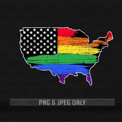 usa lgbt pride flag | png and jpeg files | lgbtq background image | us pride waterslide image | rainbow dtg t-shirt prin