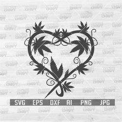 heart cannabis svg | weed svg | marijuana svg | cannabis svg | weed stencil svg | cannabis stencil svg | cannabis orname