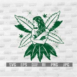 weed fairy svg | weed clipart | weed cutfile | joint svg | marijuana svg | cannabis svg | fairy svg | weed fairy cutfile