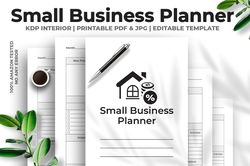 small business planner kdp interior