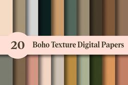 boho texture digital papers