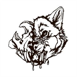 wolf svg, digital file wolf for printing on t-shirts, file for paper cutting, dxf, png, dxf, wolf clip art