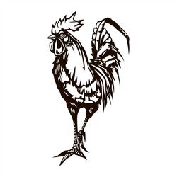 cock svg, digital file cock for printing on t-shirts, file for paper cutting, dxf, png, dxf, cock clip art