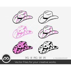 cowgirl hat svg bachelorette - cowboy hat svg, hat png, country hat svg, clipart, cut file, digital download