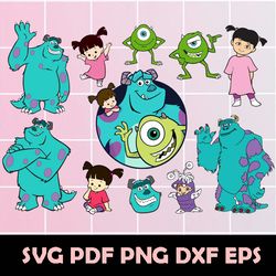 monsters inc svg, monsters inc clipart, monsters inc png, monsters inc dxf, monsters inc eps, monsters inc scrapbook