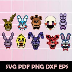 fnaf svg, fnaf clipart, fnaf png, fnaf eps, fnaf dxf, fnaf digital scrapbook, fnaf digital art, fnaf