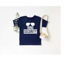 ring security shirt, ring security boys shirt,bridal party shirts, ring bearer shirt,flower girl shirt, ring bearer gift