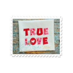 true love applique