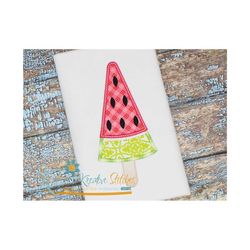 watermelon popsicle applique 2