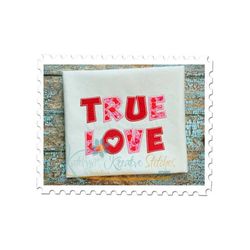 true love applique