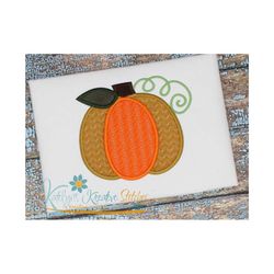 pumpkin patch single applique