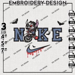 nike chibi jigsaw embroidery designs, horror characters, halloween embroidery files, machine embroidery designs