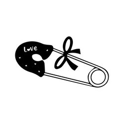 love safety pin svg| safety pin svg cut files| safety pin silhouette | closed safety pin svg |safe pin svg,safety pin ve