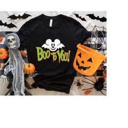 boo to you cute halloween shirt, ear boo t-shirt, mickey ear disney halloween tshirt, disney shirt, disney tee, disney t